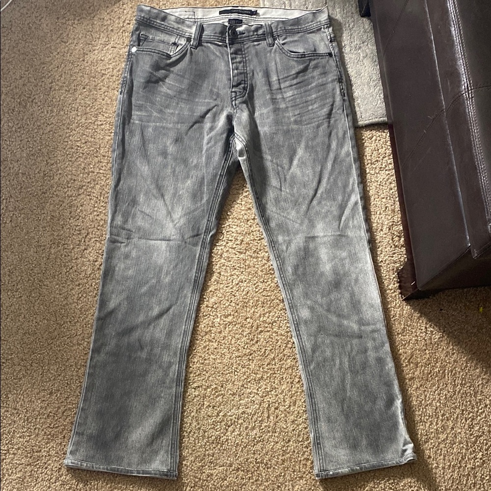 Calvin Klein jeans men’s 33 gray grunge casual school going out party